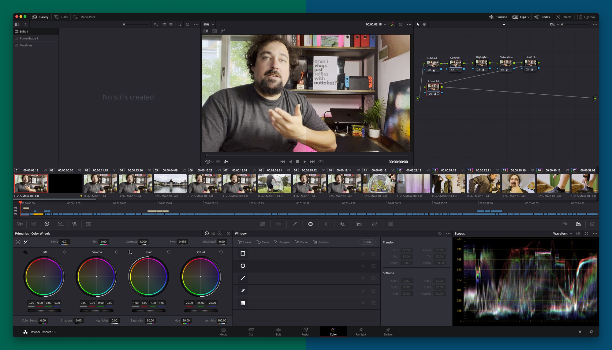 DaVinci Resolve Color Tools in Action